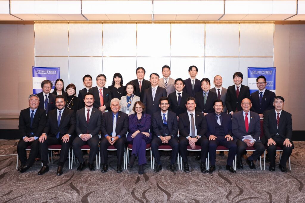 Encontro com os Esperidião Amin, Astronauta Marcos Pontes, Damares Alves e Sergio Moro.